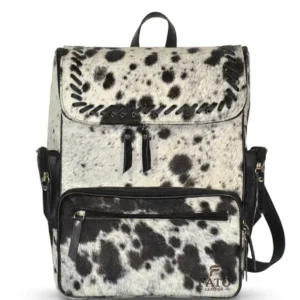 HAIR ON HIDE DIAPER BACKPACK BLACK & WHITE