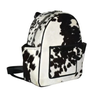 Hair on Hide Mini Backpack Black & White