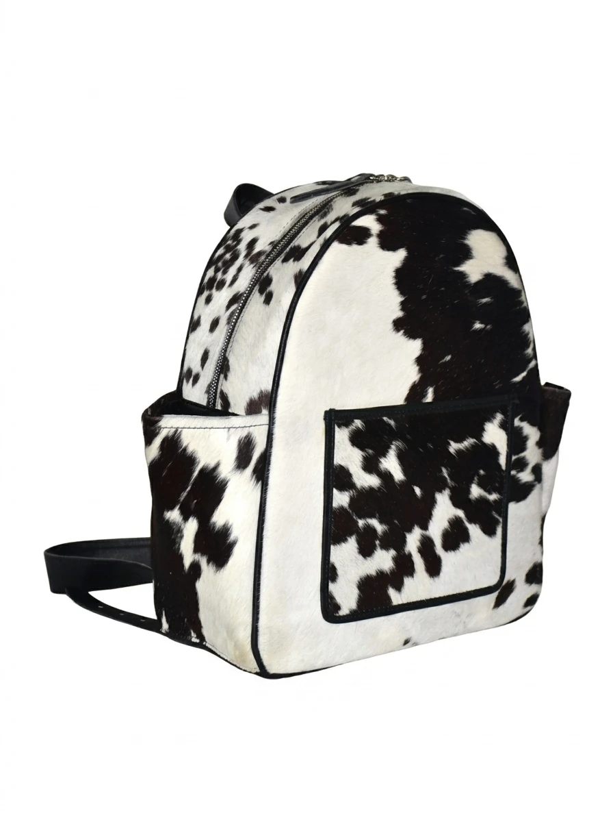 HAIR ON HIDE MINI BACKPACK BLACK & WHITE - Image 2