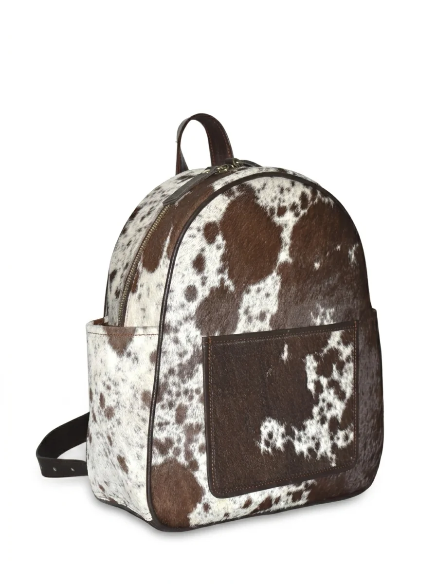 HAIR ON HIDE MINI BACKPACK BROWN & WHITE - Image 2
