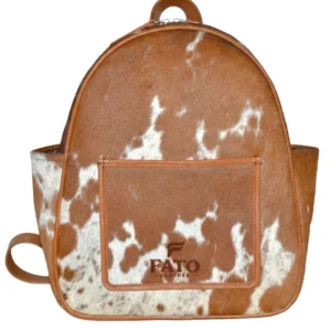 HAIR ON HIDE MINI BACKPACK TAN & WHITE